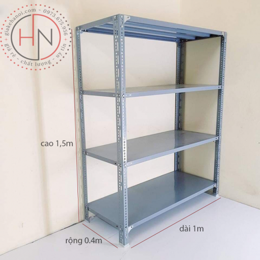 cao 1,5m x dài 1m x rộng 0.4m x 4 tầng ghi