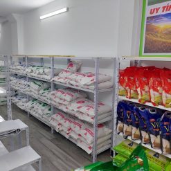 kệ 4 tầng trắng